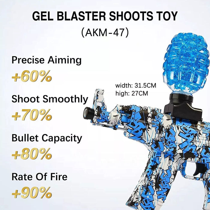 Gel Blaster AKM-47 Fully Automatic Toy For Kids & Adults