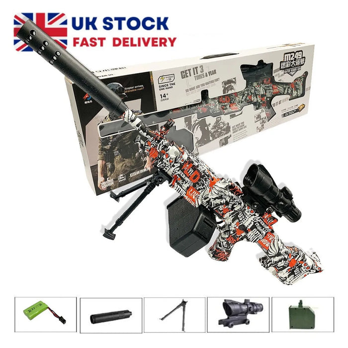 Gel Blaster LMG M249 Machine Gun Kids Toy Gun & Adults